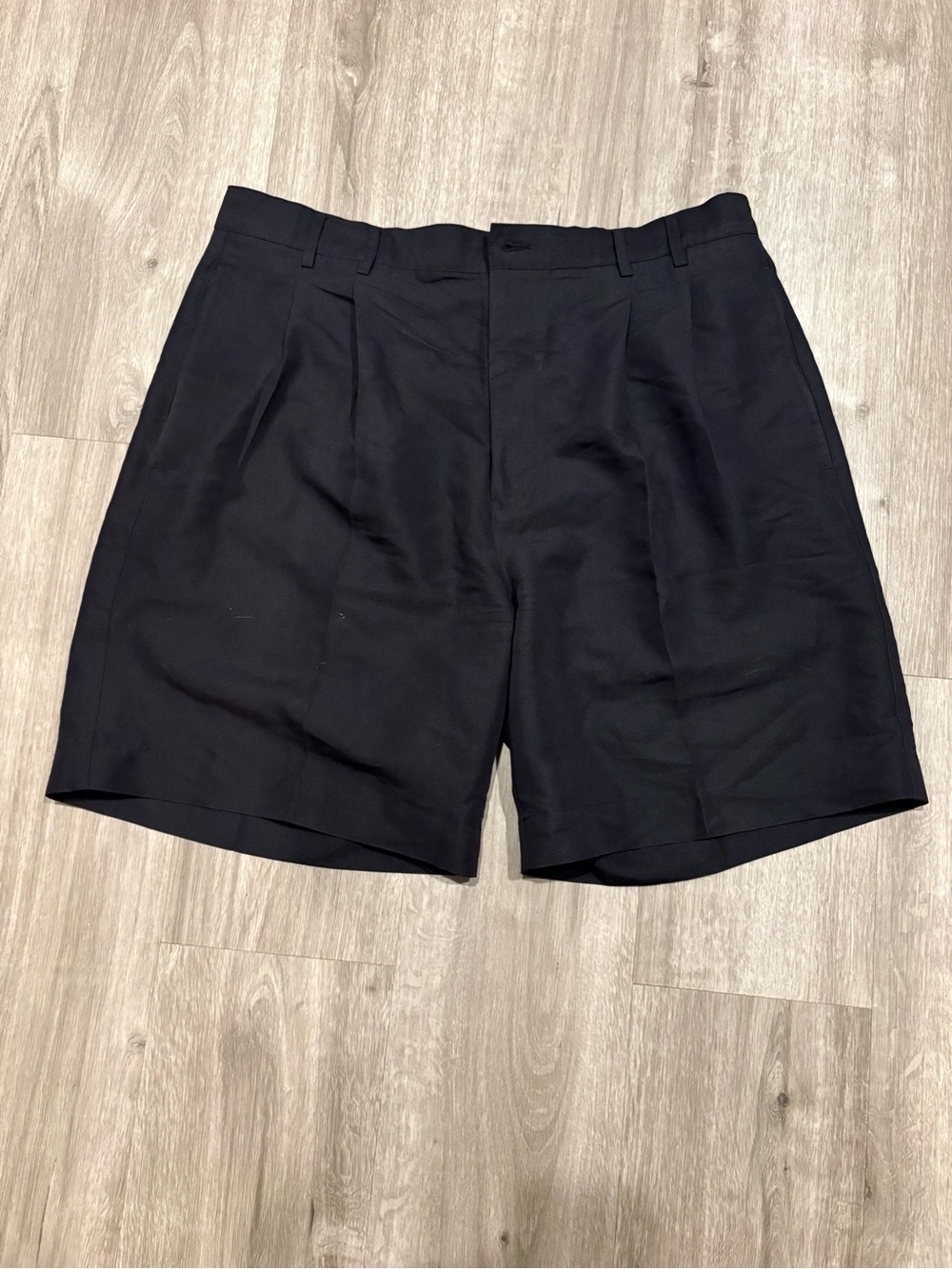 Callaway Black Flat-Front Golf Shorts